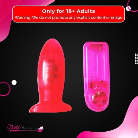 Crystal Anal Butt Plug Vibrating AD-013