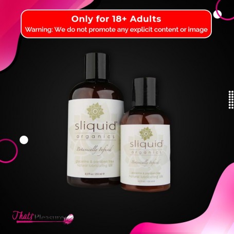 Natural lubricanting Silk Organic by Sliquid 125ml CGS-023