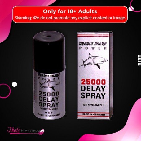 Deadly Shark 25000 Delay Spray for Men with Vitamin E DTZ-007