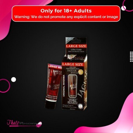 Jaguar Power Ultra Foam Penis Enlargement Cream 50ml PEC-001