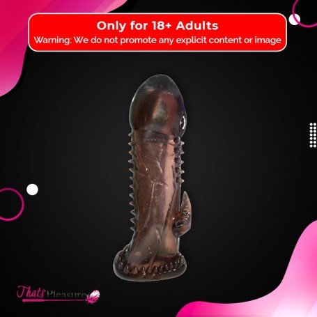Ultra Flexible soft cock sleeve penis extender PES-017