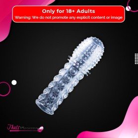 Crystal Penis Sleeve Textured Extension PES-021