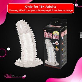BRAVE MAN Crystal Penis Extension Sleeve PES-024