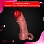 Solid Head Reusable Penis Extension Sleeve chocolate PES-026