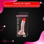 Bendable Realistic Non-vibrator with Suction Cup RSNV-030