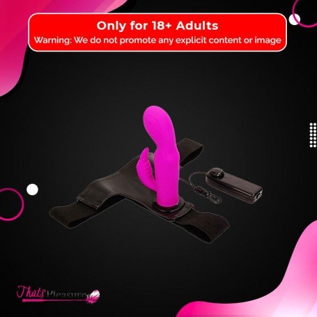 Baile Ultra Harness Strap-on Dildo with Multi-speed Vibrations SO-030