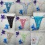 Multicolor lace g-string yarn t-shaped panties WLPT - 006